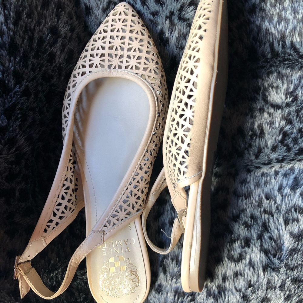 nude flats Vince Camuto